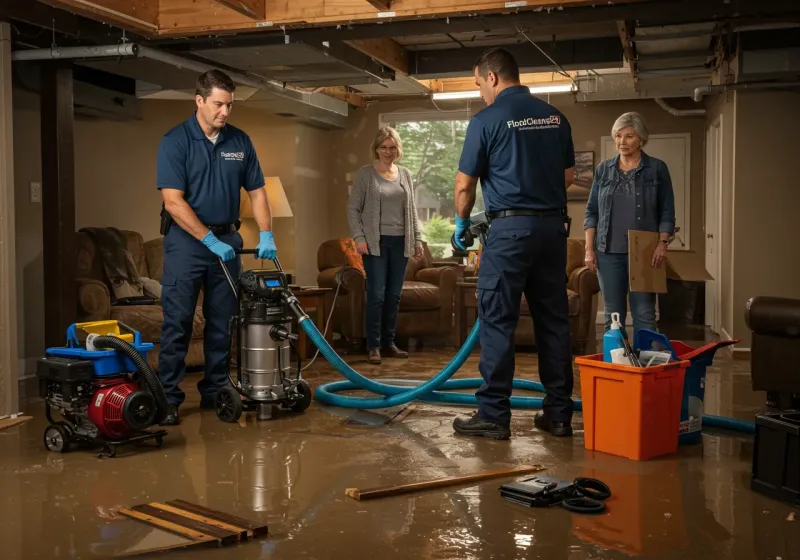 Basement Water Extraction and Removal Techniques process in Dixmont, ME